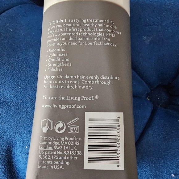 LIVING PROOF - 5-IN-1 STYLING TREATMENT - GENTLY USED - STYLING CREAM GREAT CON - Picture 2 of 2